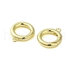 Brass Spring Gate Rings KK-B089-12B-G-2