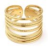 304 Stainless Steel Open Cuff Rings RJEW-K245-76G-1