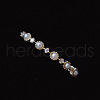 Simple Style 925 Sterling Silver Micro Pave Clear Cubic Zirconia Finger Rings FS-WG116E7-02-4