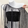 Fingerinspire 2M Polyester Tassel Ribbon OCOR-FG0002-36B-3