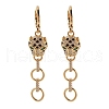 Brass Micro Pave Cubic Zirconia Hoop Earrings for Women EJEW-G402-01G-1