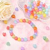 300Pcs 10 Colors Imitation Jelly Acrylic Beads MACR-CJ0001-31-7