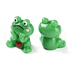 Cartoon Cute Resin 3D Frog Figurines RESI-Z024-01C-2
