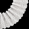 MAYJOYDIY US 5 Yards Cotton Embroidery Flower Lace Trim OCOR-MA0001-30-8