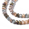 Electroplate Glass Beads Strands EGLA-T020-13B-01-3
