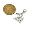 40Pcs 20 Styles Tibetan Style Alloy Pendant Decorations HJEW-AB00257-4