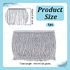Polyester Tassel Lace Trim SRIB-WH0011-251A-02-2