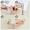 Rectangle Alloy Keychain KEYC-DC00007-4