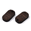 Natural Wenge Wood Pendants WOOD-T023-71B-01-3