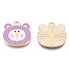 Alloy Enamel Pendants ENAM-N054-74B-3