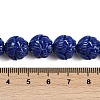 Synthetic Coral Carved Beads Strands CORA-M001-09-4