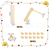 Unicraftale 80Pcs 304 Stainless Steel Stud Earring Findings STAS-UN0059-18-5