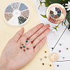 ARRICRAFT 180Pcs 6 Colors Electroplate Non-magnetic Synthetic Hematite Beads Strands G-AR0004-36-3