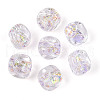 Handmade Foil Lampwork Beads FOIL-T007-02E-1
