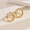 Vintage Stainless Steel Hoop Earrings YA0718-3-1