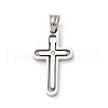 304 Stainless Steel Pendants STAS-L286-17P-1
