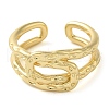 Brass Open Cuff Rings for Women RJEW-Z070-07G-01-2