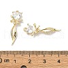 Brass Micro Pave Cubic Zirconia Pendants FIND-Z029-02G-3