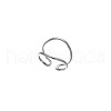Non-Tarnish Stainless Steel Open Cuff Finger Rings WM9270-2-1