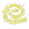 Natural Crackle Quartz Crystal Dyed Beads Strands G-I345-05C-2
