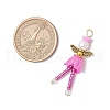Flower and Angel Pendants PALLOY-MZ00758-2