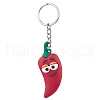 PVC Plastic Vegetable Keychain KEYC-JKC01036-4