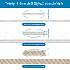 Biyun 6 Strands 3 Style Glitter Hotfix Rhinestone DIY-BY0001-20-14