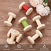 Olycraft 10Pcs Wooden Bobbins DIY-OC0012-86-4