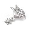 Brass Micro Pave Cubic Zirconia Pendants KK-U042-12P-2