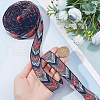 Gorgecraft Ethnic Style Embroidery Polycotton Ribbons OCOR-GF0001-56-3