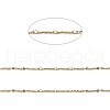 Ion Plating(IP) Handmade 304 Stainless Steel Wave Link Chains CHS-G025-14G-2