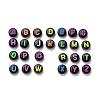 Opaque Black Acrylic Beads MACR-N008-17-1