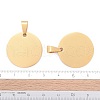 Ion Plating(IP) 304 Stainless Steel Pendants STAS-I311-05A-G-4
