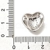 Rack Plating Brass Micro Pave Cubic Zirconia Pendants KK-I722-04P-O-3