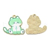 Alloy Enamel Pendants FIND-C037-20G-01-1
