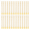 Unicraftale 30Pcs Vacuum Plating 304 Stainless Steel Curb Chain Extender STAS-UN0047-69-1