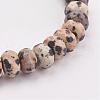 Natural Dalmatian Jasper Stretch Bracelets BJEW-JB03067-02-2