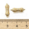 925 Sterling Silver Micro Pave Clear Cubic Zirconia Screw Clasps STER-U006-05G-3