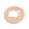 Opaque Solid Color Glass Beads Strands GLAA-N052-05B-A06-2