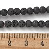 Synthetic Lava Rock Dyed Beads Strands G-H311-08D-03-2