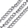 Oval Oxidation Aluminum Curb Chains CHA-K003-06P-1