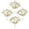 Ion Plating(IP) 201 Stainless Steel Pendants STAS-N098-048LG-1