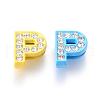 Alloy Letter Slide Beads ZP14-P-2