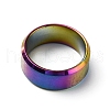 Stainless Steel Wide Band Finger Rings for Women Men RJEW-WH0009-13A-M-2