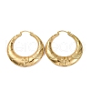 Iron Ring Hoop Earrings with 304 Stainless Steel Pin for Women EJEW-U028-07G-02-1-2
