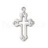 Alloy with Rhinestone Pendants FIND-M021-24P-02-1