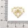 Brass Micro Pave Clear Cubic Zirconia Pendants KK-K371-29B-G-3