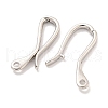 Rack Plating Brass Keychain Clasps KK-Q814-17P-2