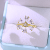 925 Sterling Silver Pave Cubic Zirconia Finger Rings for Women BB6413-2-2