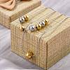 304 Stainless Steel Round Beaded Rope Chain Double Layer Necklaces NJEW-D319-02B-GP-1